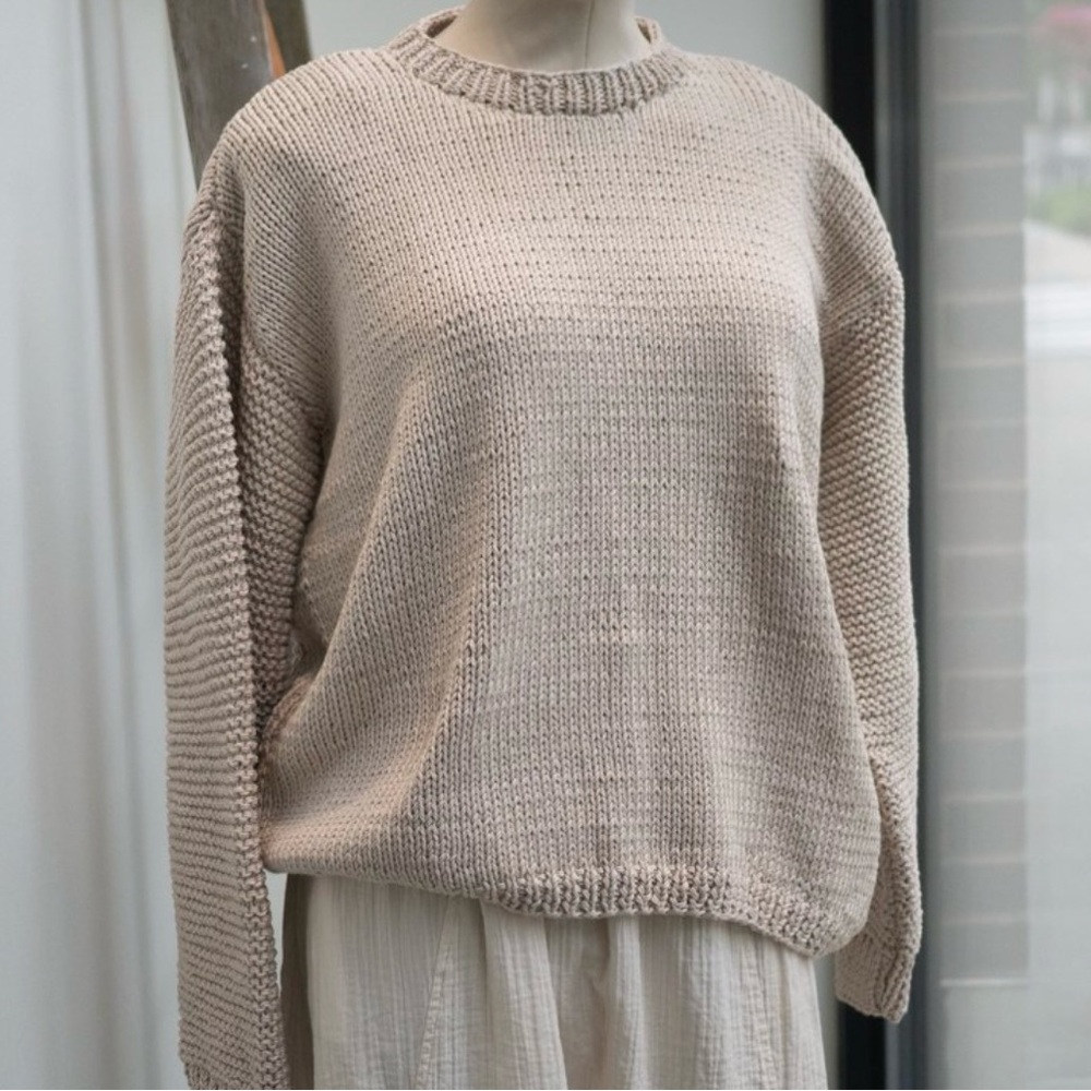 The Knotty Ones: Nida sand dune cotton sweater
